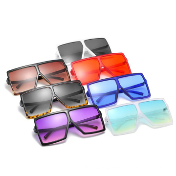 Jheyewear Plastic Big Square Frame Oversized Colorful Custom Fashion Trendy Women Men Sun Glasses Shades Sunglasses 2022